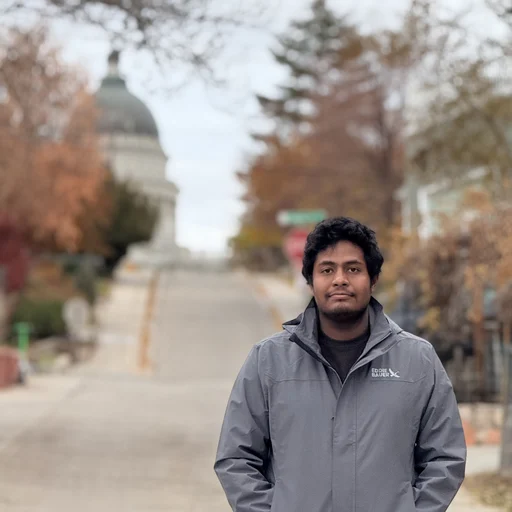 Sayom outdoors at the University of Utah